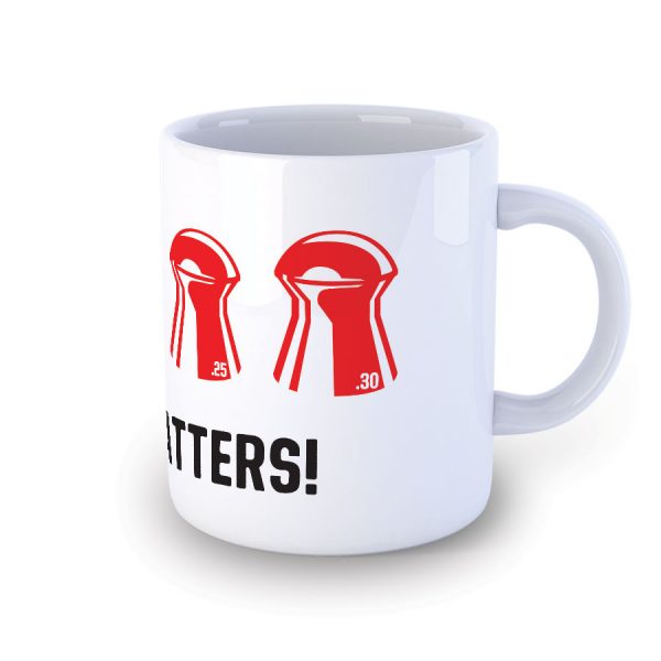 Size Matters Air Rifle Pellet Size Mug