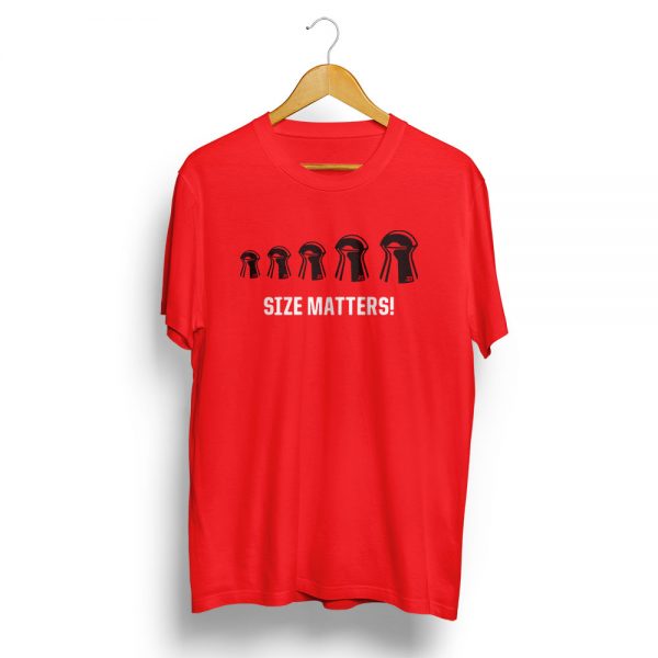 Size Matters Air Rifle T-Shirt Red