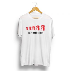 Size Matters Air Rifle T-Shirt White