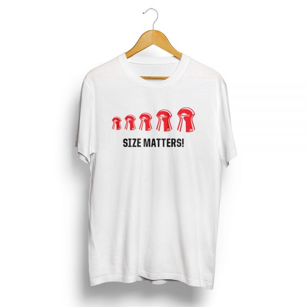 Size Matters Air Rifle T-Shirt White