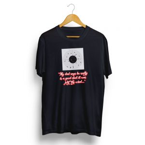 Dads a Good Shot T-Shirt Black