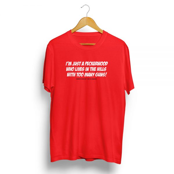 I'm just a peckerwood from the hills T-Shirt Red